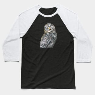 Great Gray Owl Baseball T-Shirt